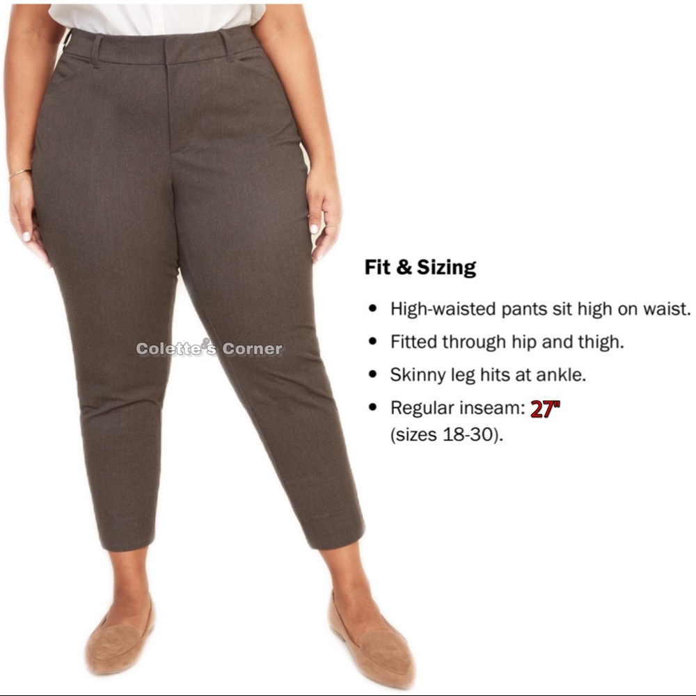 Old Navy High-Waist Slimming Pockets Pixie Pants